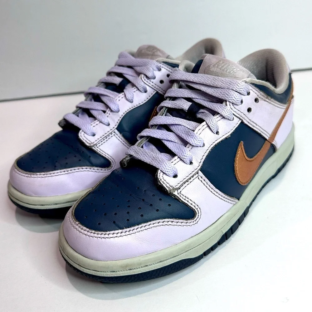 Nike Kids' Blue and Purple Dunk Sneakers